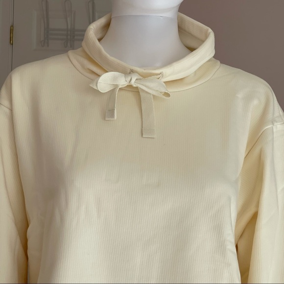 Madewell Ribbed Funnelneck Sweatshirt size Large - Picture 5 of 12